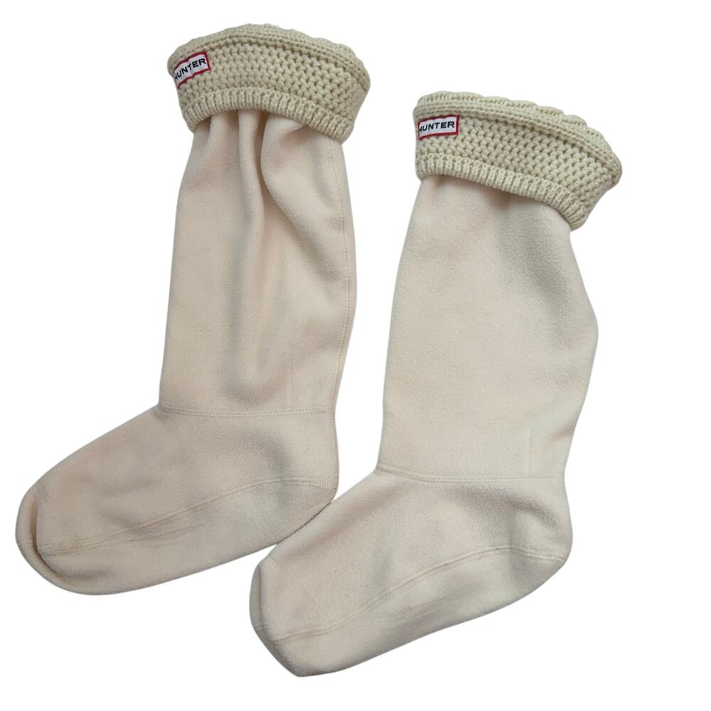 Hunter Cable Knit Tall Boot Socks M/L 8-10